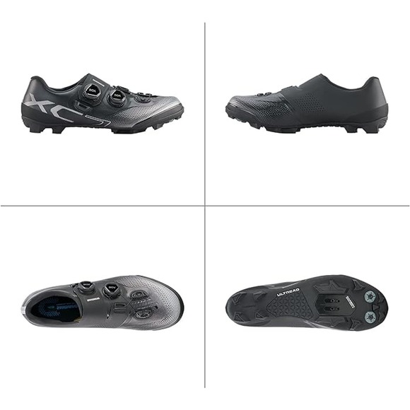 NWB!‎ SHIMANO SH-XC702 Men\'s Off-Road Racing Shoe, Black, 7.5-8 main image 2